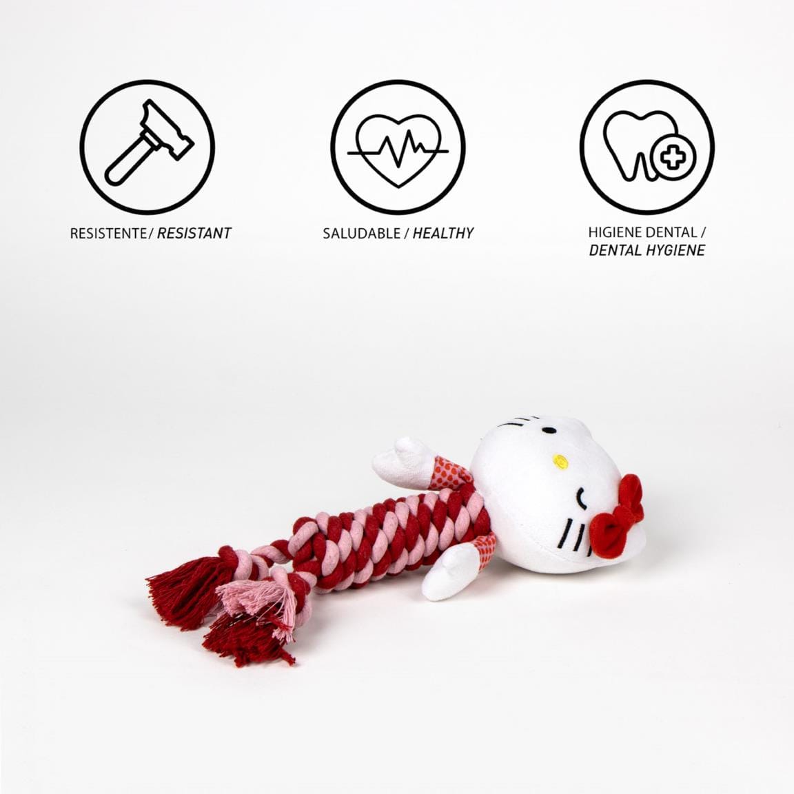 Hello Kitty kauwtouw - Afbeelding 2