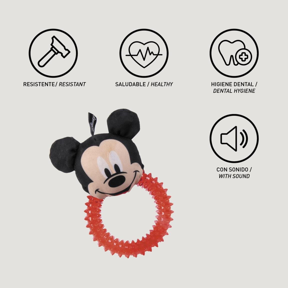 Mickey Mouse hondenbijtring - Afbeelding 3