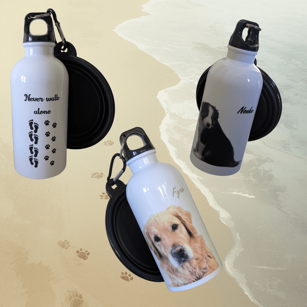 Drinkfles (400ml) en inklapbare kom (350ml) - Afbeelding 3