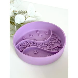 Ronde Slow Bowl Pootjes Lila