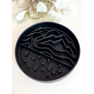 Ronde Slow Bowl Wild horizon Zwart